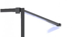 MEXEN - KIOTO sprchová rozpera do WALK-IN steny 8mm šedá (800-01-66)