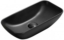 MEXEN - Klara keramické umývadlo na dosku 46 x 23 cm čierna mat (21564685)