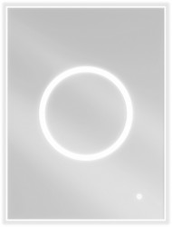 MEXEN - Koga zrkadlo s osvetlením 60 x 80 cm, LED 600 (9821-060-080-611-00)