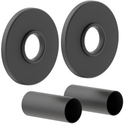 MEXEN - Krycia rozeta na pripojenie radiátora, antracit (W904-000-66)