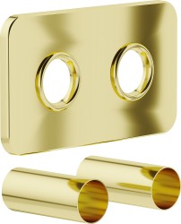 MEXEN - Krycia rozeta na pripojenie radiátora, zlatá (W910-000-50)