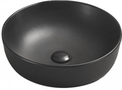 MEXEN - Laná umývadlo na dosku 41 x 41, čierna mat (22234185)