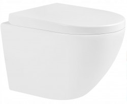 MEXEN - Lena Závesná WC misa vrátane sedátka s slow-tvrdý, biela (30298000)