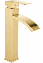 MEXEN - Libra umývadlová batéria vysoká, zlatá (745110-50)