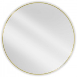 MEXEN - Loft zrkadlo 100 cm, zlatý rám (9850-100-100-000-50)