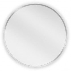 MEXEN - Loft zrkadlo 30 cm, nerezový rám (9850-030-030-000-10)