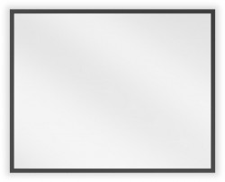 MEXEN - Loft zrkadlo 50 x 40, čierny rám (9852-050-040-000-70)