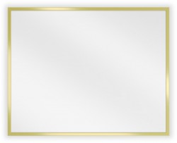 MEXEN - Loft zrkadlo 50 x 40 cm, zlatý rám (9852-050-040-000-50)
