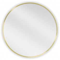 MEXEN - Loft zrkadlo 60 cm, zlatý rám (9850-060-060-000-50)