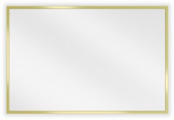 MEXEN - Loft zrkadlo 60 x 40 cm, zlatý rám (9852-060-040-000-50)