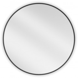 MEXEN - Loft zrkadlo 70 cm, čierny rám (9850-070-070-000-70)