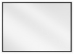 MEXEN - Loft zrkadlo 70 x 50 cm, čierny rám (9852-070-050-000-70)