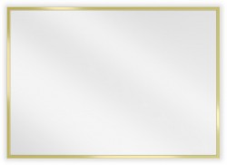 MEXEN - Loft zrkadlo 70 x 50 cm, zlatý rám (9852-070-050-000-50)