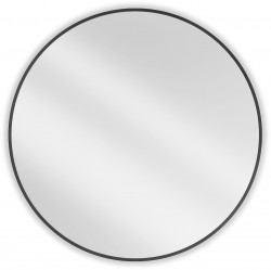 MEXEN - Loft zrkadlo 90 cm, čierny rám (9850-090-090-000-70)