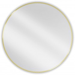 MEXEN - Loft zrkadlo 90 cm, zlatý rám (9850-090-090-000-50)