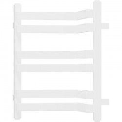 MEXEN - Loop vykurovací rebrík/radiátor 500 x 375 mm, 253 W, biela (W129-0500-350-00-20)