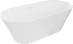 MEXEN - LUNA SLIM voľne stojaca vaňa 170x75, biela bez krytky prepadu a zátky (52041707500-SS)