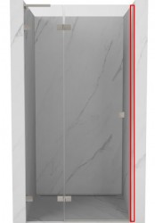 MEXEN - LUNAR hliníkový profil s magnetickým tesnením 1 ks, nikel kartáčovaná (830-01-97)