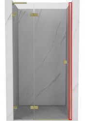 MEXEN - LUNAR hliníkový profil s magnetickým tesnením 1 ks, zlatá kartáčovaná (830-01-55)