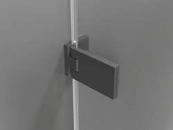 MEXEN - LUNAR nástenné pánty ľavá 2 ks grafit metal (830-06-95-L)