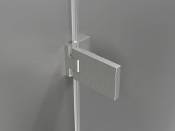 MEXEN - LUNAR nástenné pánty ľavá 2 ks nikel kartáčovaná (830-06-97-L)