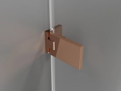 MEXEN - LUNAR nástenné pánty ľavá 2 ks ružové zlato (830-06-60-L)