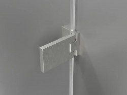 MEXEN - LUNAR nástenné pánty pravá 2 ks nikel kartáčovaná (830-06-97-P)