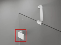 MEXEN - LUNAR nástenný držiak s krytkou /2 kusy/, biela (830-04-20)