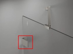 MEXEN - LUNAR nástenný držiak s krytkou /2 kusy/, nikel kefovaná (830-04-97)