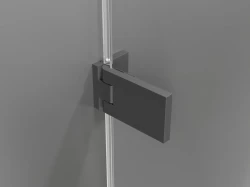 MEXEN - LUNAR nástenný pánt pre 836 /2 kusy/, grafit metal (830-16-95)