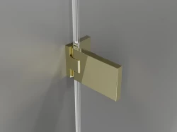 MEXEN - LUNAR nástenný pánt pre 836 /2 kusy/, zlatá (830-16-50)