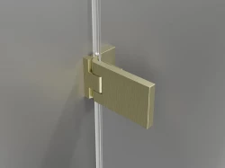 MEXEN - LUNAR nástenný pánt pre 836 /2 kusy/, zlatá kartáčovaná (830-16-55)