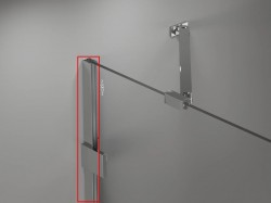 MEXEN - LUNAR nástenný profil chróm (897-00-01)