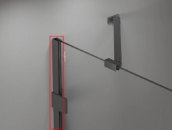 MEXEN - LUNAR nástenný profil grafit kartáčovaná (897-00-66)