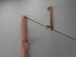 MEXEN - LUNAR nástenný profil meď kartáčovaná (897-00-65)