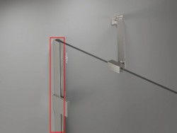 MEXEN - LUNAR nástenný profil nikel kartáčovaný (897-00-97)