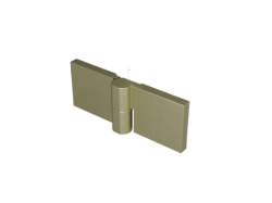 MEXEN - LUNAR pánt ľavý /2 kusy/, zlatá kartáčovaná (830-05-55-L)