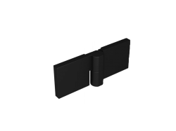 MEXEN - LUNAR pánt pravý /2 kusy/, čierna (830-05-70-P)
