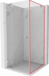 MEXEN - LUNAR walk-in 120x200 cm 8mm transparent pravá (830-120-000-00-00-P)