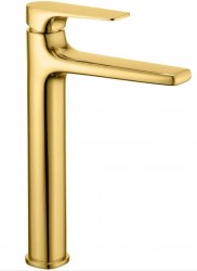 MEXEN - Lynx umývadlová vysoká batéria, zlato (745910-50)