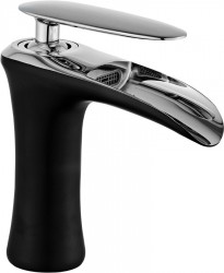 MEXEN - Lyra umývadlová batéria, čierna / chróm (745300-07)