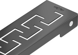 MEXEN - M15 rošt pre odtokový žľab 80 cm čierny (1724080)