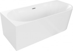 MEXEN - Mia vaňa voľne stojaca ľavá 170x80, biela, bez krytu prepadu a zátky (52691708000L-SS)