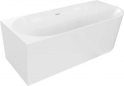 MEXEN - MIA voľne stojaca vaňa 160x80, ľavá, biela bez krytky prepadu a zátky (52691608000L-SS)