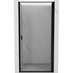 MEXEN - MIST dverná časť (1d) 70x200 cm 6mm čierna, okraj, pravé (8A2-070-000-70-70-P)