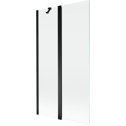 MEXEN - MIST vaňová zástena 100x150 cm 6mm f+s, čierna, číra (8A9-100-011-70-00)