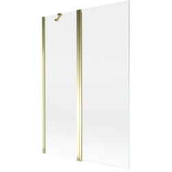 MEXEN - MIST vaňová zástena 120x150 cm 6mm f+s, zlatá, číra (8A9-120-011-50-00)