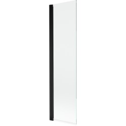 MEXEN - MIST vaňová zástena 50x150 cm 6mm 1-s, čierna, číra (8A9-050-001-70-00)