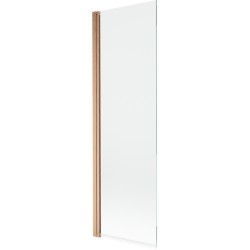 MEXEN - MIST vaňová zástena 60x150 cm 6mm 1-s, meď kartáčovaná, číra (8A9-060-001-65-00)