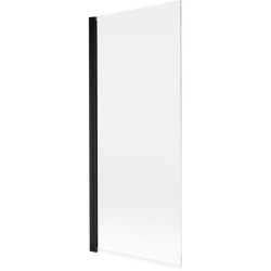 MEXEN - MIST vaňová zástena 80x150 cm 6mm 1-s, čierna, číra (8A9-080-001-70-00)